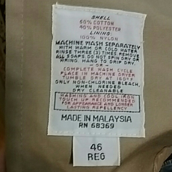 London Towne Trench Coat with Liner (46R) - Picture 3 of 6